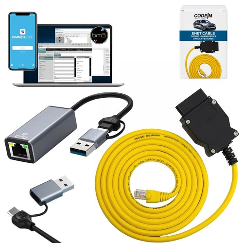 Enet cable bmw usb - usb-c, a